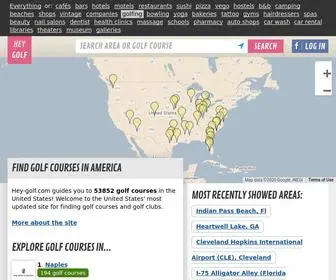 Hey-Golf.com(Find Golf Courses in America) Screenshot