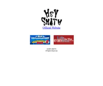 Hey-Smith.com(大阪極上バンドHEY) Screenshot