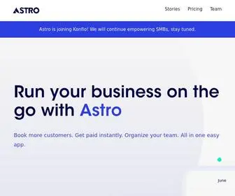 Heyastro.io(The #1 App To Run Your Service Business) Screenshot