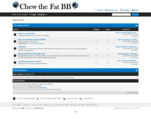 Heybrodes.com(Chew The Fat) Screenshot