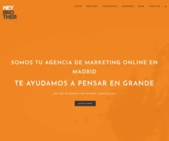 Heybrother.es(Agencia de Marketing Online) Screenshot