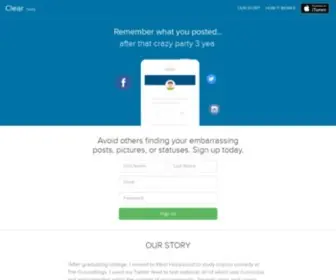 Heyclear.com(Clear beta) Screenshot