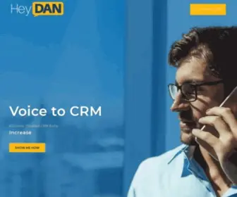 Heydan.ai(Hey DAN Voice to CRM Solutions) Screenshot