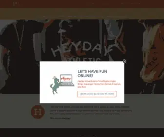 Heydayathletic.com(Heyday Athletic) Screenshot