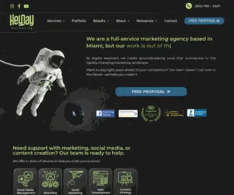 Heydaymarketing.com(We are a digital marketing agency in Miami) Screenshot