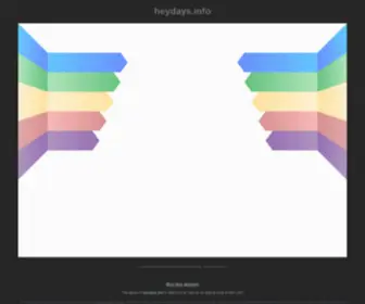 Heydays.info(Design) Screenshot