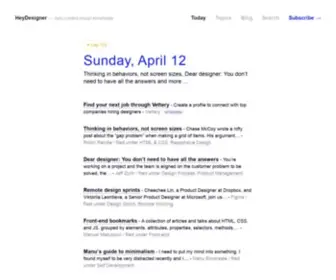 Heydesigner.com(Design news) Screenshot