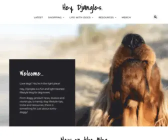 Heydjangles.com(Life is Better with Dogs) Screenshot