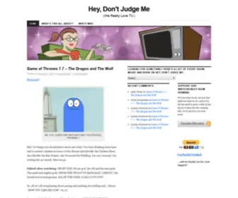 Heydontjudgeme.com((We Really Love TV.)) Screenshot