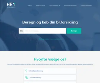 Heyforsikring.dk(Hey Forsikring) Screenshot