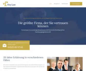 Heylaw.de(Hey Law) Screenshot