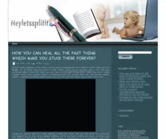 Heyletssplitit.com(Phpfox) Screenshot