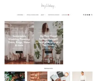 Heylilahey.com(Fair fashion) Screenshot