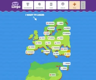 Heylingo.com(Language learning made fun) Screenshot