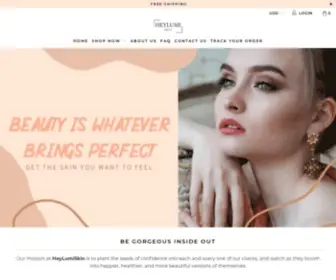 Heylumiskin.com(HeyLumiSkin) Screenshot