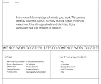 Heynicework.com(Nice Work) Screenshot
