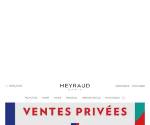 Heyraud.fr(L'élégance) Screenshot