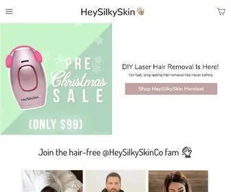 Heysilkyskin.com(Create an Ecommerce Website and Sell Online) Screenshot