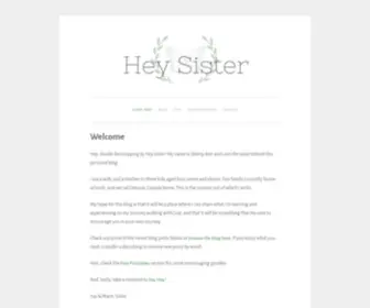 Heysister.ca(Encouragement in faith and life) Screenshot