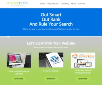 Heysmartypants.com(Smarty Pants Web Design & Marketing) Screenshot