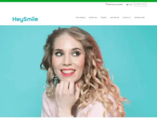 Heysmile.com(Cosmetic dental care) Screenshot