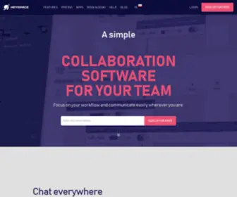 Hey.space(Collaboration Software for Teams) Screenshot