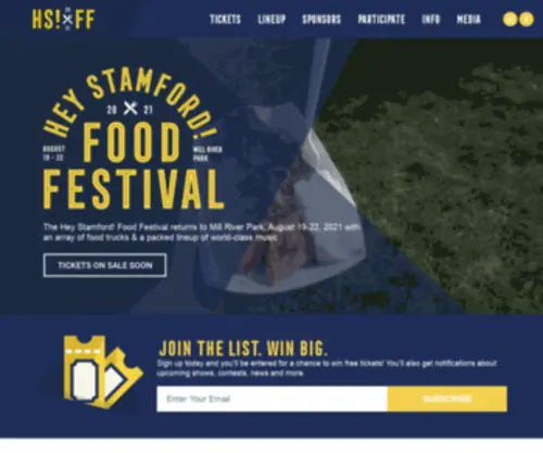 Heystamfordfoodfest.com(Presented By Leilo) Screenshot
