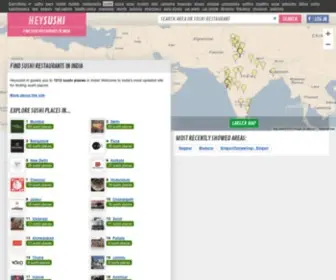 Heysushi.in(Find sushi restaurants in India) Screenshot