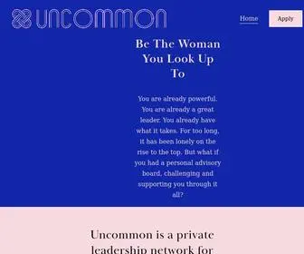 Heyuncommon.com(Uncommon) Screenshot