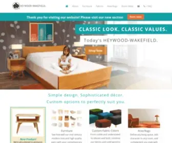 Heywoodwakefield.com(Heywood-Wakefield Mid-Century Modern Furniture Manufacturer) Screenshot