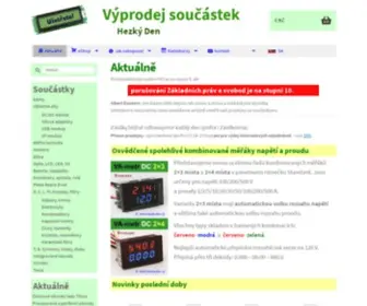 Hezkyden.cz(Zásilky běžně odbavujeme každý den (pošta i Zásilkovna)) Screenshot