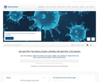 HF-Mixinggroup.com(Die besten Technologien) Screenshot