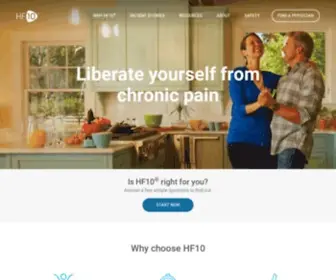 HF10.com(Liberate yourself from chronic pain) Screenshot