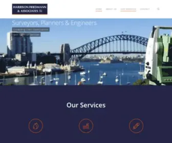 Hfasurveyors.com.au(Harrison Friedmann & Associates) Screenshot