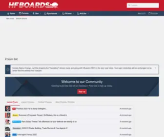 Hfboards.com(NHL Message Board and Forum for National Hockey League) Screenshot