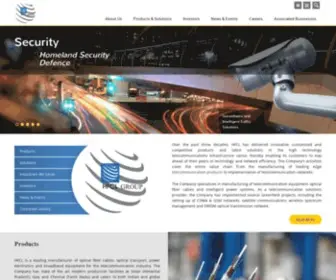 HFCL.com(Leading Digital Network Solutions) Screenshot