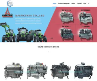 Hfengines.com(Top supplier for diesel engine parts) Screenshot