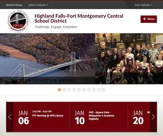 HFFMCSD.org(Highland Falls) Screenshot