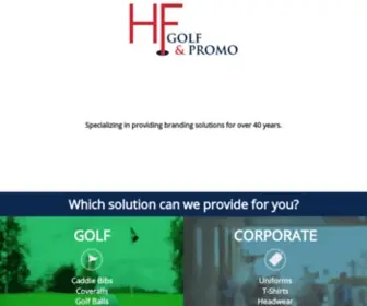 Hfgolfpromo.com(HF Golf & Promo) Screenshot