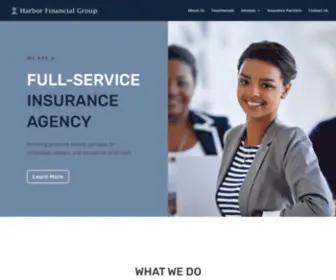 HFgroupbenefits.com(Harbor Financial Group) Screenshot