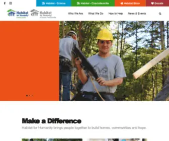 HFhlouisa.org(Habitat for Humanity) Screenshot