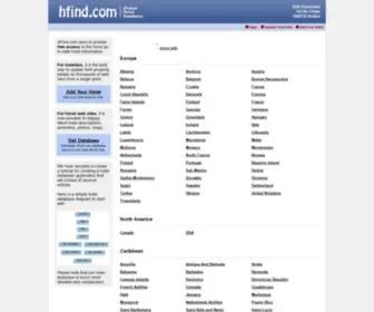 Hfind.com(Global Hotel Database) Screenshot