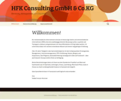 HFK-Consulting.de(Fotografien und Fotobearbeitungen) Screenshot