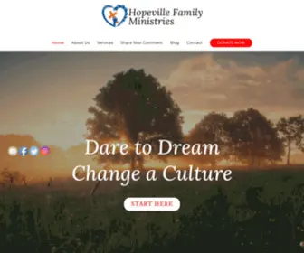 HFM2019.org(Hopeville Family Ministries) Screenshot