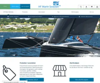 Hfmarinsweden.se(HF Marin Sweden) Screenshot