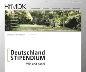 HFMDK-Frankfurt.de(Startseite) Screenshot