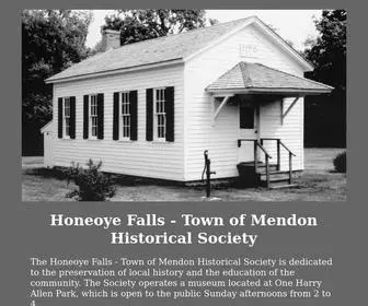 HFmhistorical.org(Honeoye Falls) Screenshot