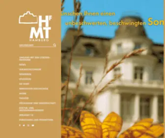 HFMT-Hamburg.de(Hochschule) Screenshot