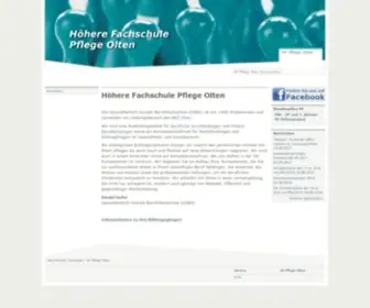 HFPflege.ch(Höhere Fachschule Pflege Olten) Screenshot