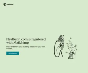 Hfralbatin.com(Mailchimp domain page for) Screenshot